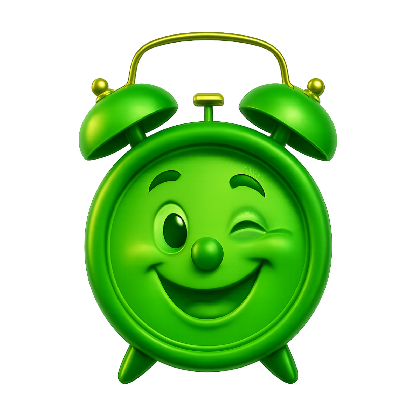 Kids wake-up clock on an old iPhone screen