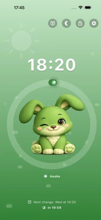 Awake: your child may get up