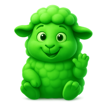 Green sheep theme